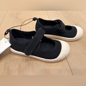 Black Kids Girls Cat & Jack Marina Mary Jane Shoes with Velcro Strap Size 9T NWT